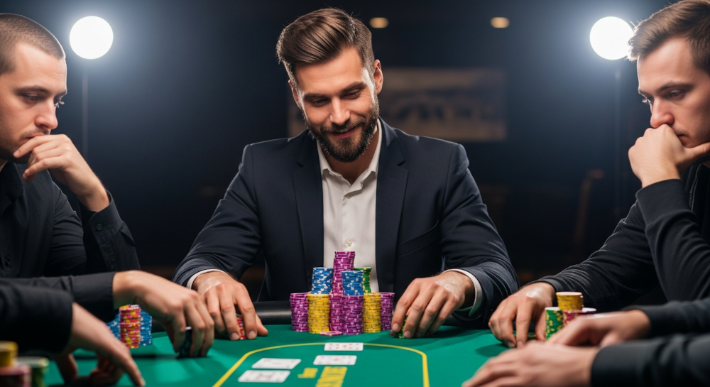 chip leader au poker