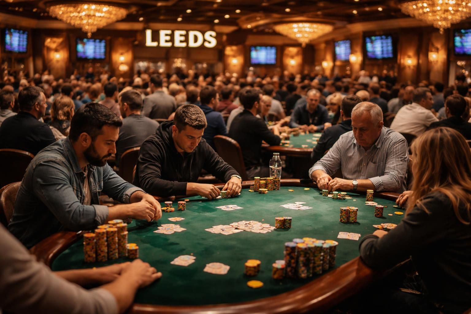 découvrez la salle de poker empire casino à leeds, un lieu incontournable où les passionnés se retrouvent pour vivre des parties intenses et une ambiance conviviale.