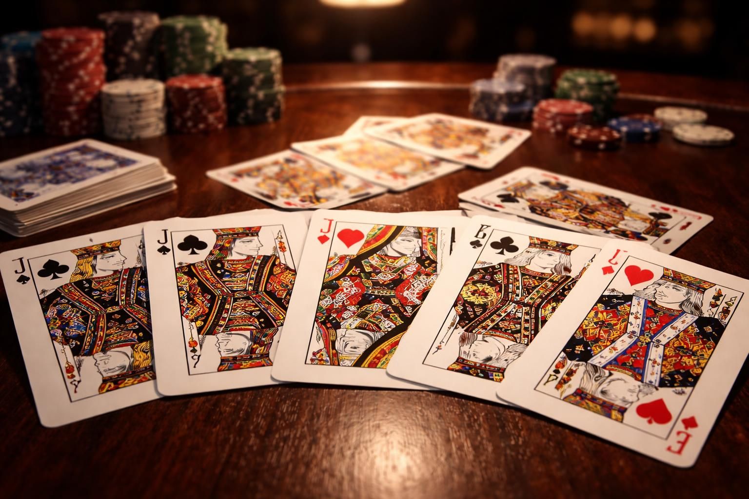 découvrez toutes les figures au poker, y compris les valets, dames et rois, et maîtrisez leurs rôles pour améliorer votre jeu.